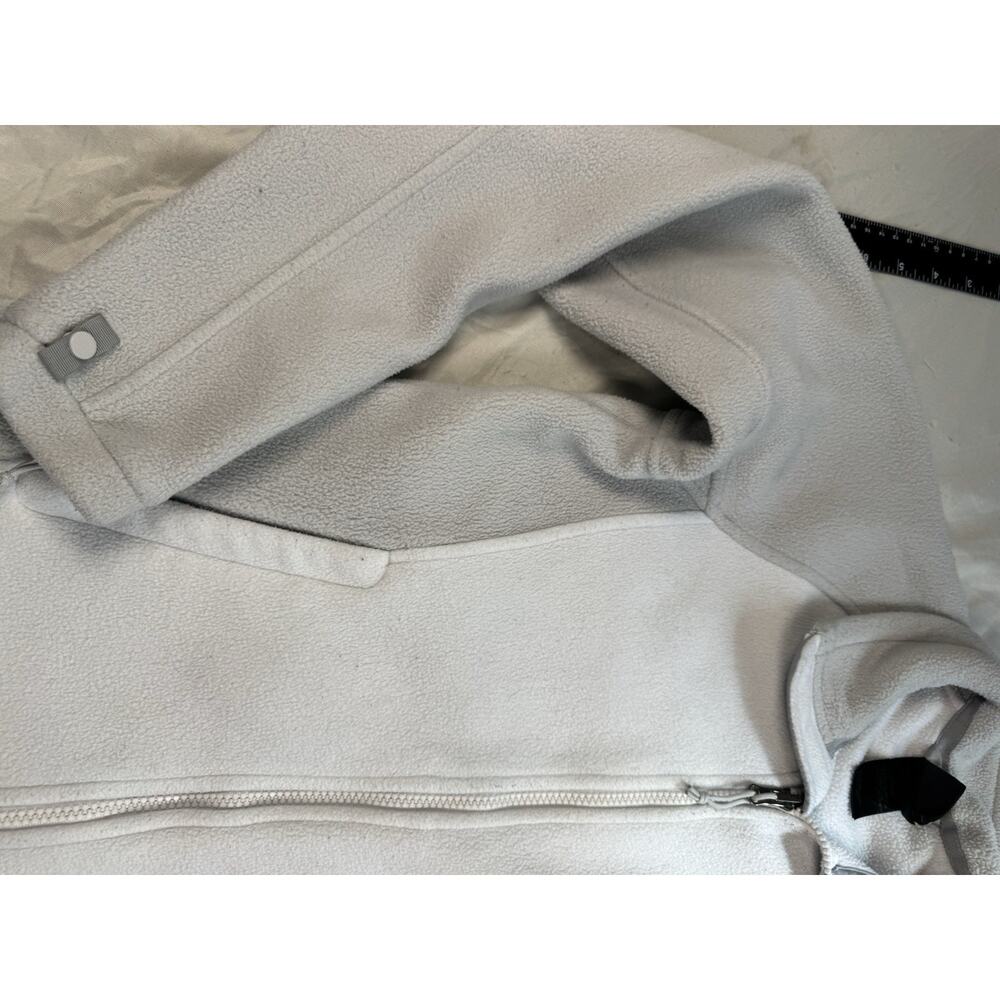 The North Face Fleece Jacket Full Zip Gray Women XS Lightweight Cozy - Picture 11 of 15